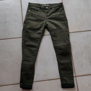 Army green jeans